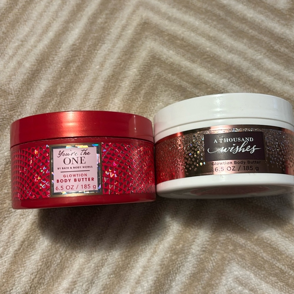 A Thousand wishes Glowtion Body Butter,you’re The One Glowtion Body Butter 2x$27